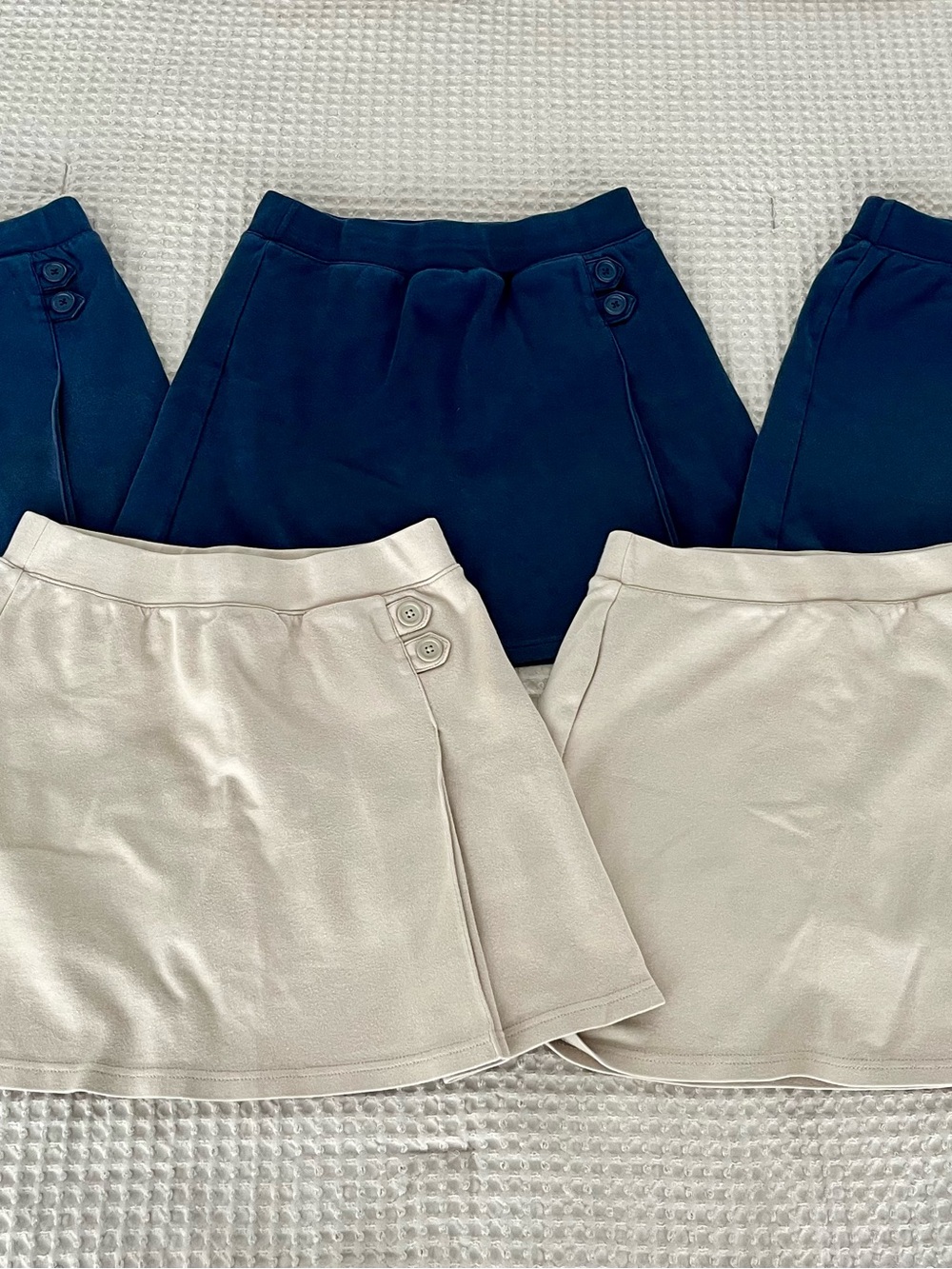 Cat & Jack Girls Uniform Skorts Size 14 XL - Set of 5 total